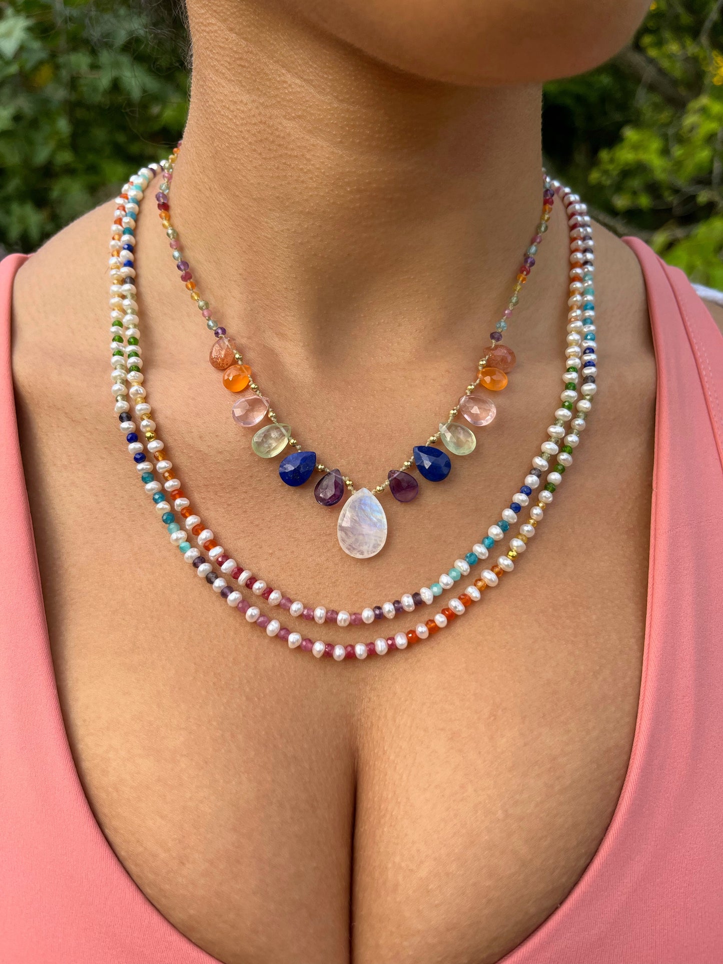 Rainbow Petals, 18K