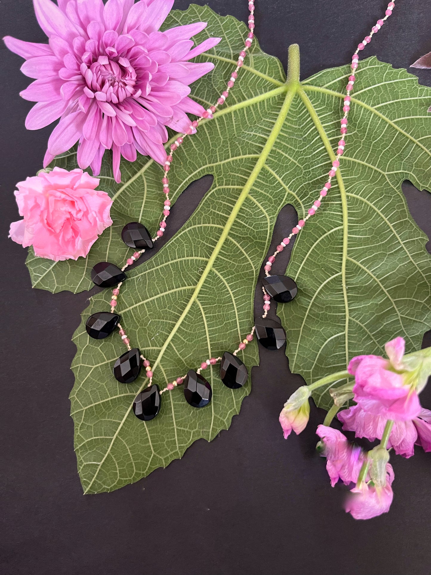 Onyx, Pink Tourmaline