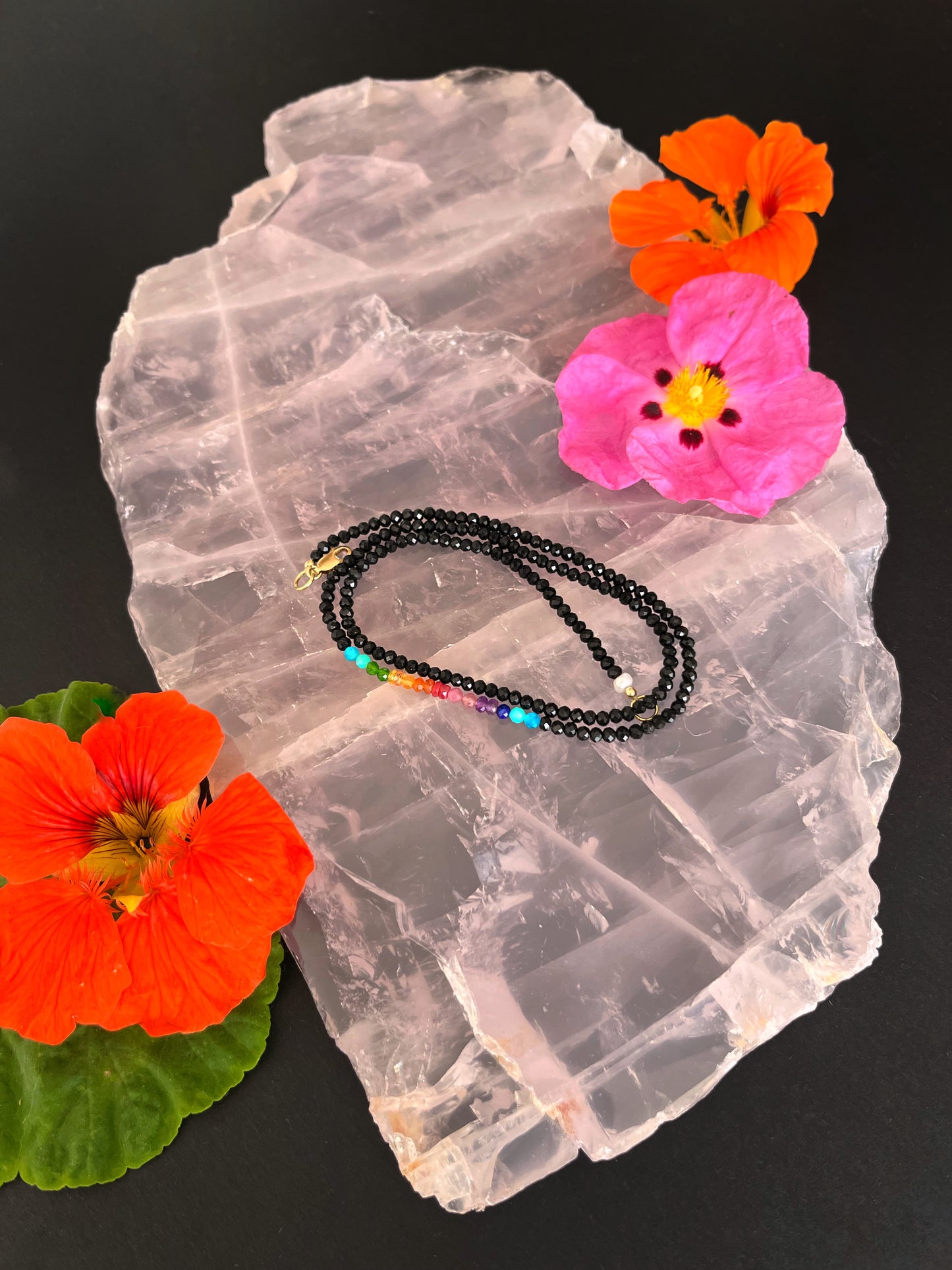 Black Tourmaline Rainbow