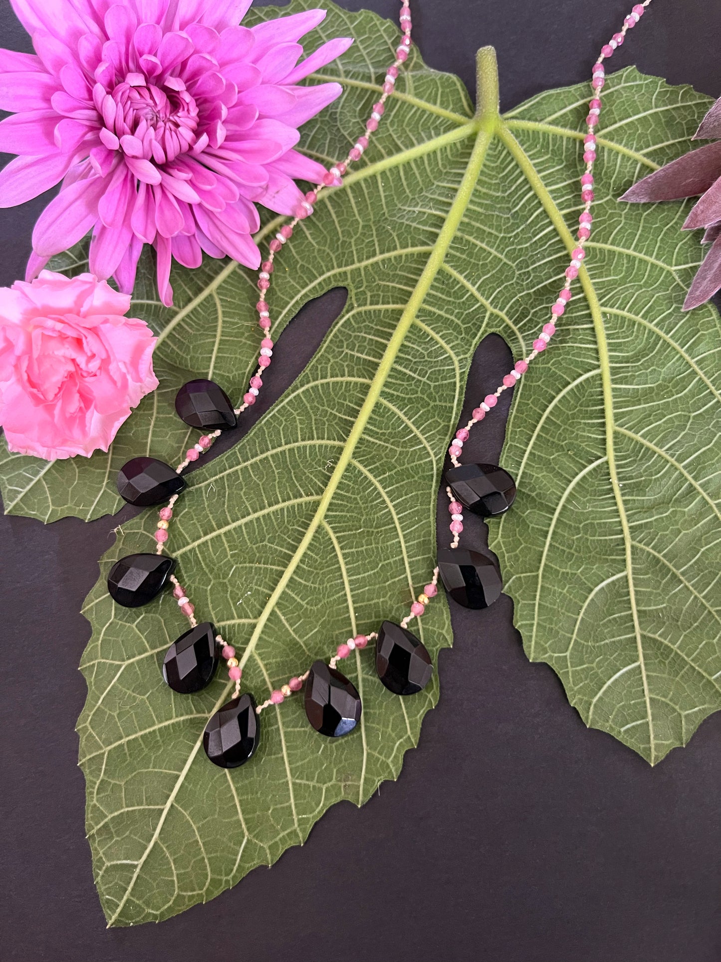 Onyx, Pink Tourmaline